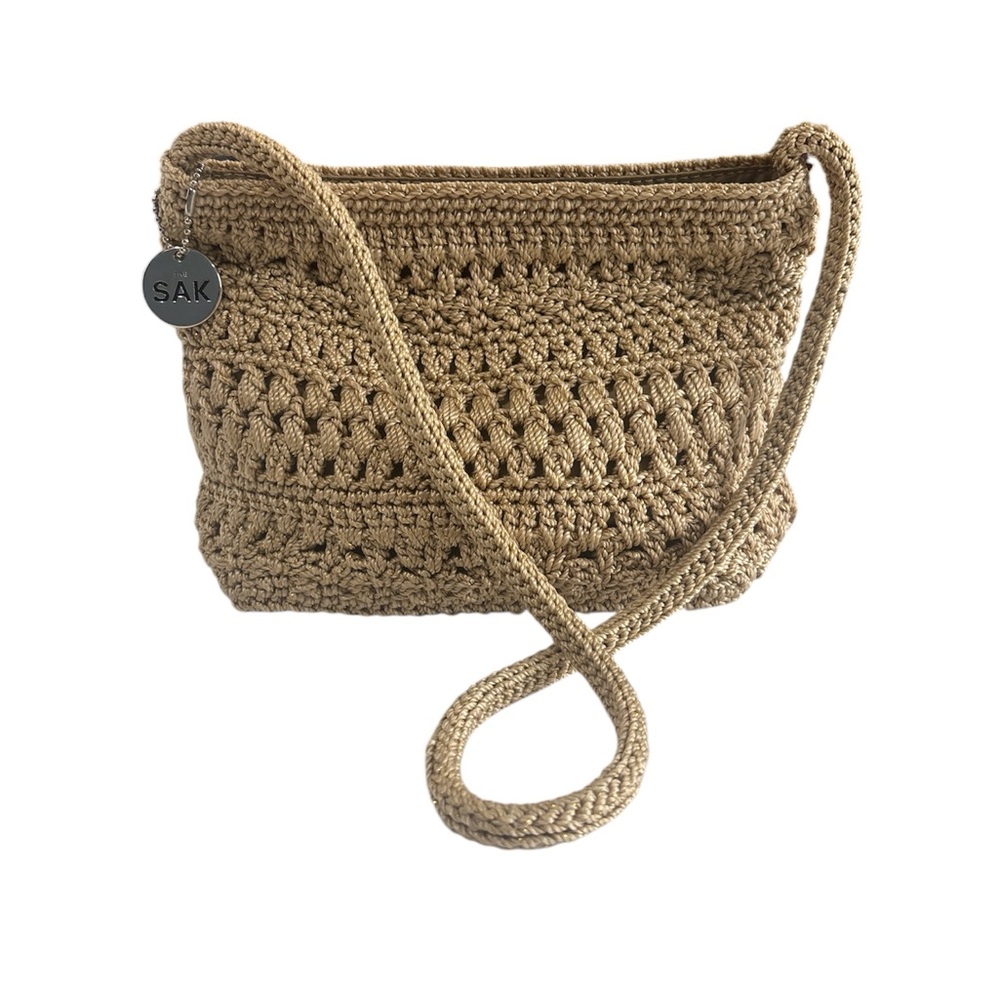 The Sak Tan Mini Crochet Bag